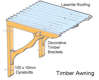 free plans for building wooden window awnings